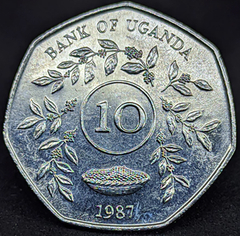 1886 - Uganda 10 shillings, 1987