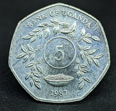 109 - Uganda 5 shillings, 1987