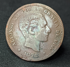 2965 - Espanha 5 cêntimos, 1878 - comprar online