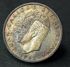 2968 - Espanha 100 pesetas, 1982 - Com linda pátina - comprar online