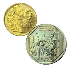 2979 - Duas moedas do Peru