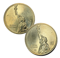 3016 - Duas moedas dos Estados Unidos - comprar online