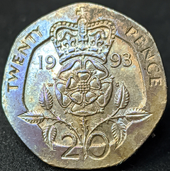 3033 - Reino Unido 20 pence, 1993