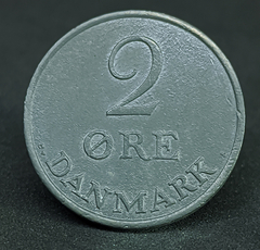 145 - Dinamarca 2 ore, 1965 - Zinco - 20.8mm - KM# 840