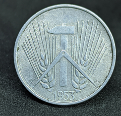 720 - Alemanha Oriental 1 pfennig, 1953 A Berlin - comprar online
