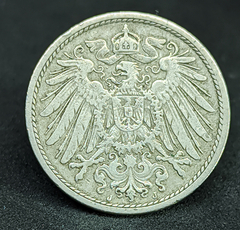 826 - Alemanha 10 pfennig, 1902 Cunhagem "J" - Hamburgo - comprar online