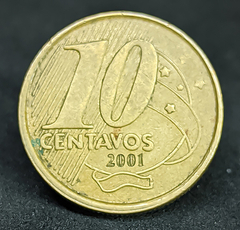 019 - Brasil 10 centavos, 2001 - MBC