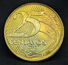 033 - Brasil 25 centavos, 2017 - 25mm - MBC