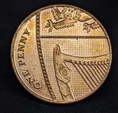 127 - Reino Unido 1 penny, 2015