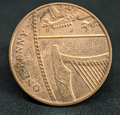 130 - Reino Unido 1 penny, 2014