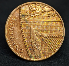 136 - Reino Unido 1 penny, 2012