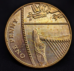 157 - Reino Unido 1 penny, 2012