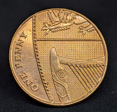 232 - Reino Unido 1 penny, 2008
