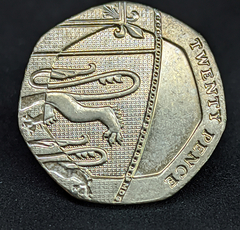 291 - Reino Unido 20 pence, 2011