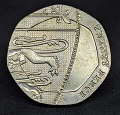 303 - Reino Unido 20 pence, 2008
