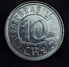 058 - Brasil 10 cruzeiros reais, 1994 - Tamanduá - MBC - comprar online