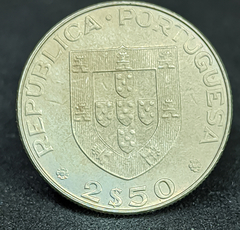 1205 - Portugal 2.5 escudos, 1977 Centenário do Falecimento de Alexandre Herculano - Com linda coloração - comprar online