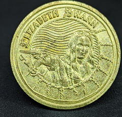 1234 - Medalhas do filme Piratas do Caribe - Elizabeth Swann