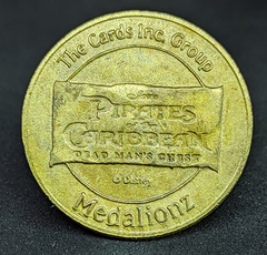 1235 - Medalhas do filme Piratas do Caribe - Will Turner - comprar online