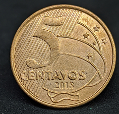 079 - Brasil 5 centavos 2018 - SOB