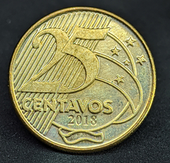 081 - Brasil 25 centavos 2018 - SOB