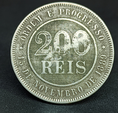091 - Brasil 200 reis 1889 - MBC - comprar online
