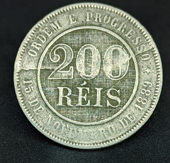 092 - Brasil 200 reis 1889 - MBC - comprar online