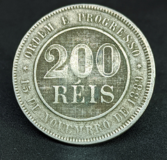 095 - Brasil 200 reis 1889 - BC - comprar online