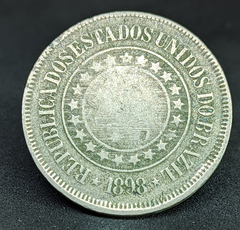 109 - Brasil 200 reis 1889 - V-049 - BC
