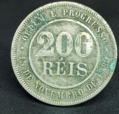 109 - Brasil 200 reis 1889 - V-049 - BC - comprar online