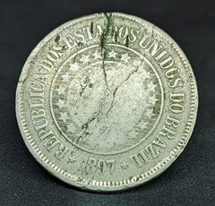 113 - Brasil 200 reis 1897 - BC
