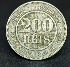 114 - Brasil 200 reis 1897 - BC - comprar online