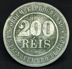 120 - Brasil 200 reis 1893 - BC - comprar online