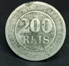 122 - Brasil 200 reis 1893 - BC - comprar online