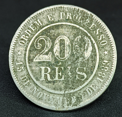 129 - Brasil 200 reis 1896 - BC - comprar online