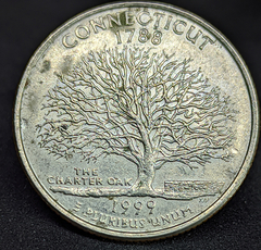 1401 - Estados Unidos ¼ dólar, 1999 D - Connecticut