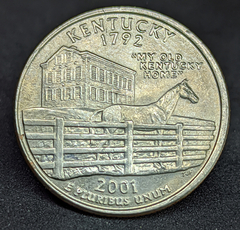1426 - Estados Unidos ¼ dólar, 2001 P - Kentucky