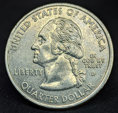 1429 - Estados Unidos ¼ dólar, 2001 D - Estado de Vermont - comprar online
