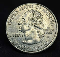 1432 - Estados Unidos ¼ dólar, 2001 D - Estado de Carolina do Norte - comprar online