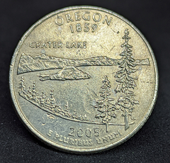 1487 - Estados unidos ¼ dólar, 2005 P - Estado de Oregon