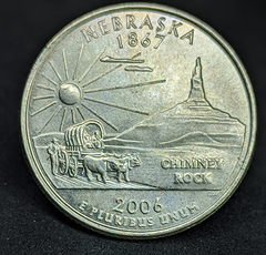1498 - Estados Unidos ¼ dólar, 2006 D - Nebraska