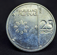 1714 - Filipinas 25 cêntimos, 2018