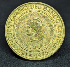 1777 - Argentina 50 pesos, 1985 - 50º Aniversário - Banco Central - comprar online