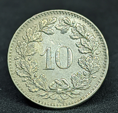 1059 - Suíça 10 rappen, 1960