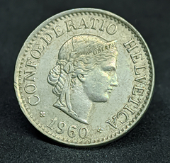 1059 - Suíça 10 rappen, 1960 - comprar online