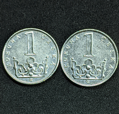 2003 - Duas moedas da República Checa