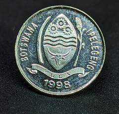 2063 - Botsuana 10 thebe, 1998 - Aço com revestimento de Níquel, 2.8g, ø 18mm KM# 27 - comprar online