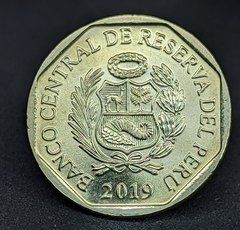 2083 - Peru 1 sol, 2019 - Série Fauna do Peru - Sapo-d'água Titicaca - comprar online