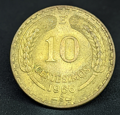 2175 - Chile 10 centésimos, 1966