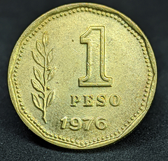 2438 - Argentina 1 peso 1976 - Com lindo brilho de cunho